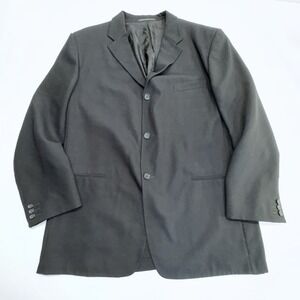 Ermenegildo Zegna Soft Blazer Mens 58 Black Wool Textured Sport Coat Luxury Suit